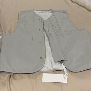About blank size L Light Gray Sleeveless Vest NWT